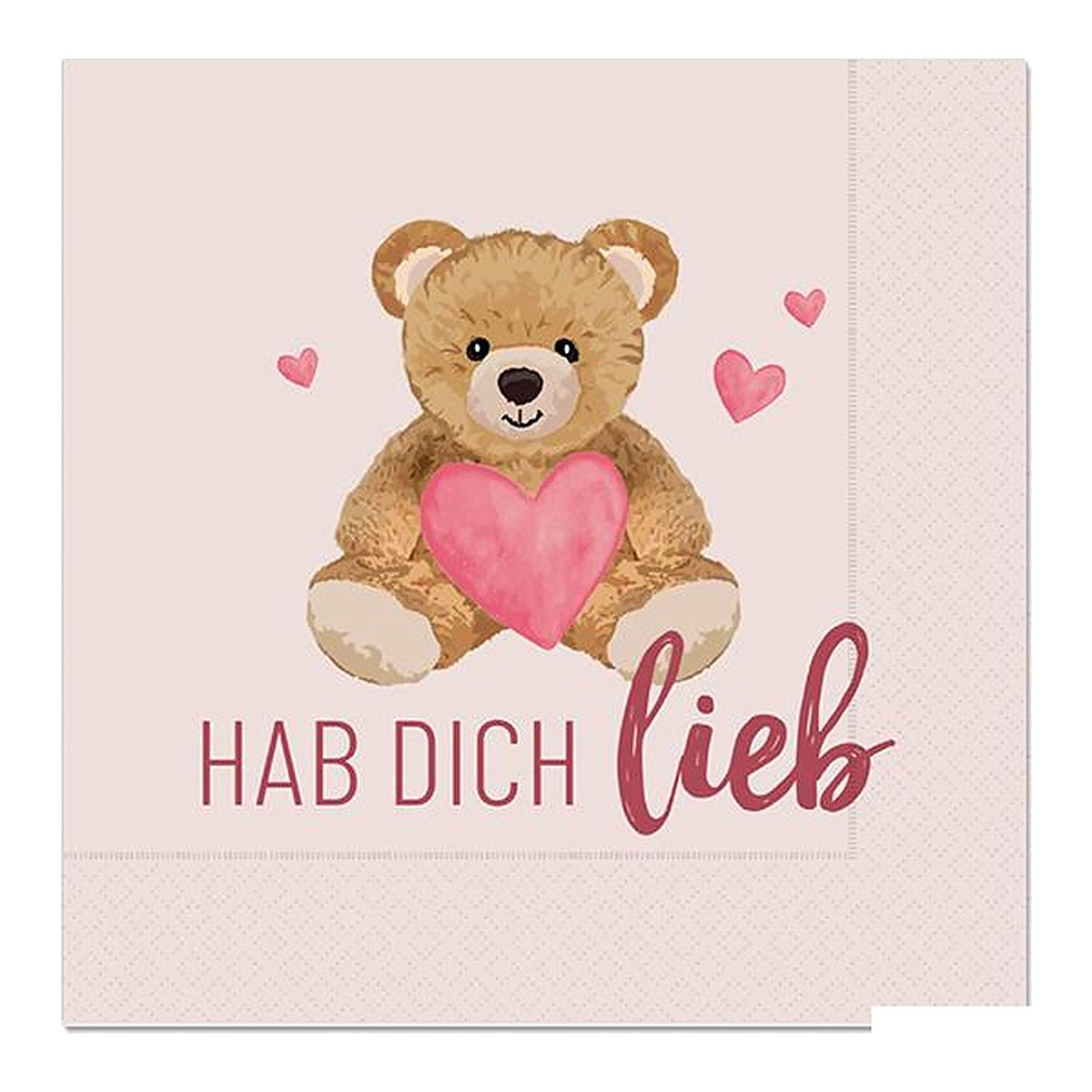 Serviette 33X33 20St Teddy – Serviette von la vida