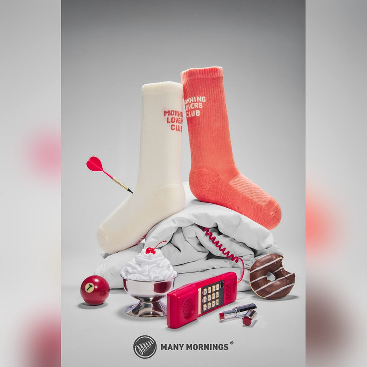 Many Mornings Socken Lovers Club – Ansicht 4