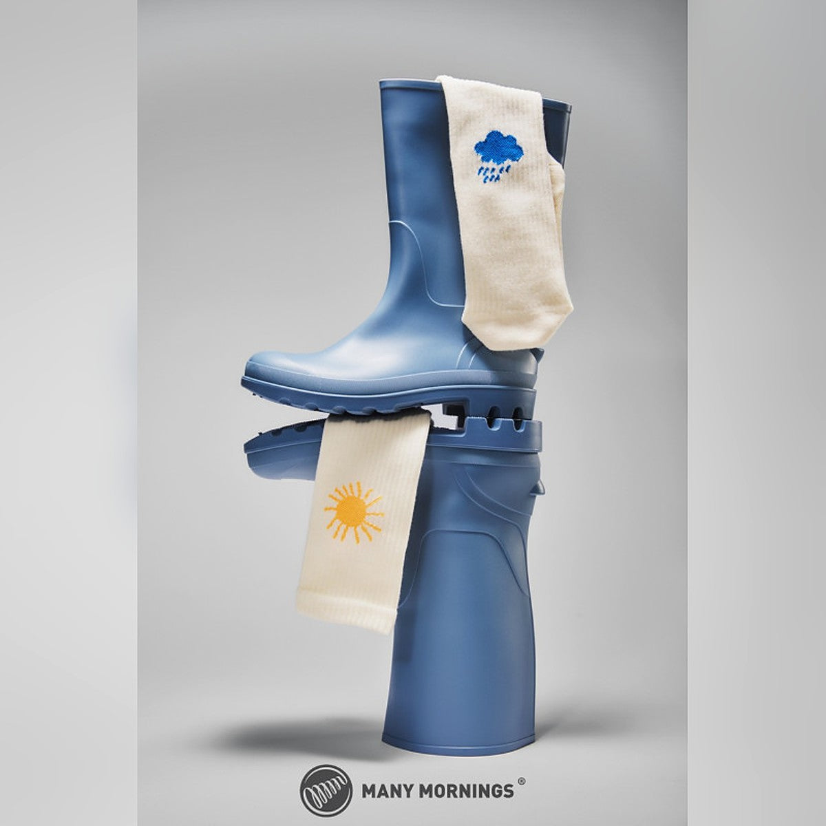 Many Mornings Socken Sunny Rain – Ansicht 5