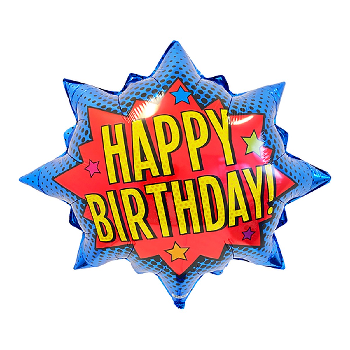 Superhero Birthday Folienballon Maxi – Grösse: Maxi · ungefüllt