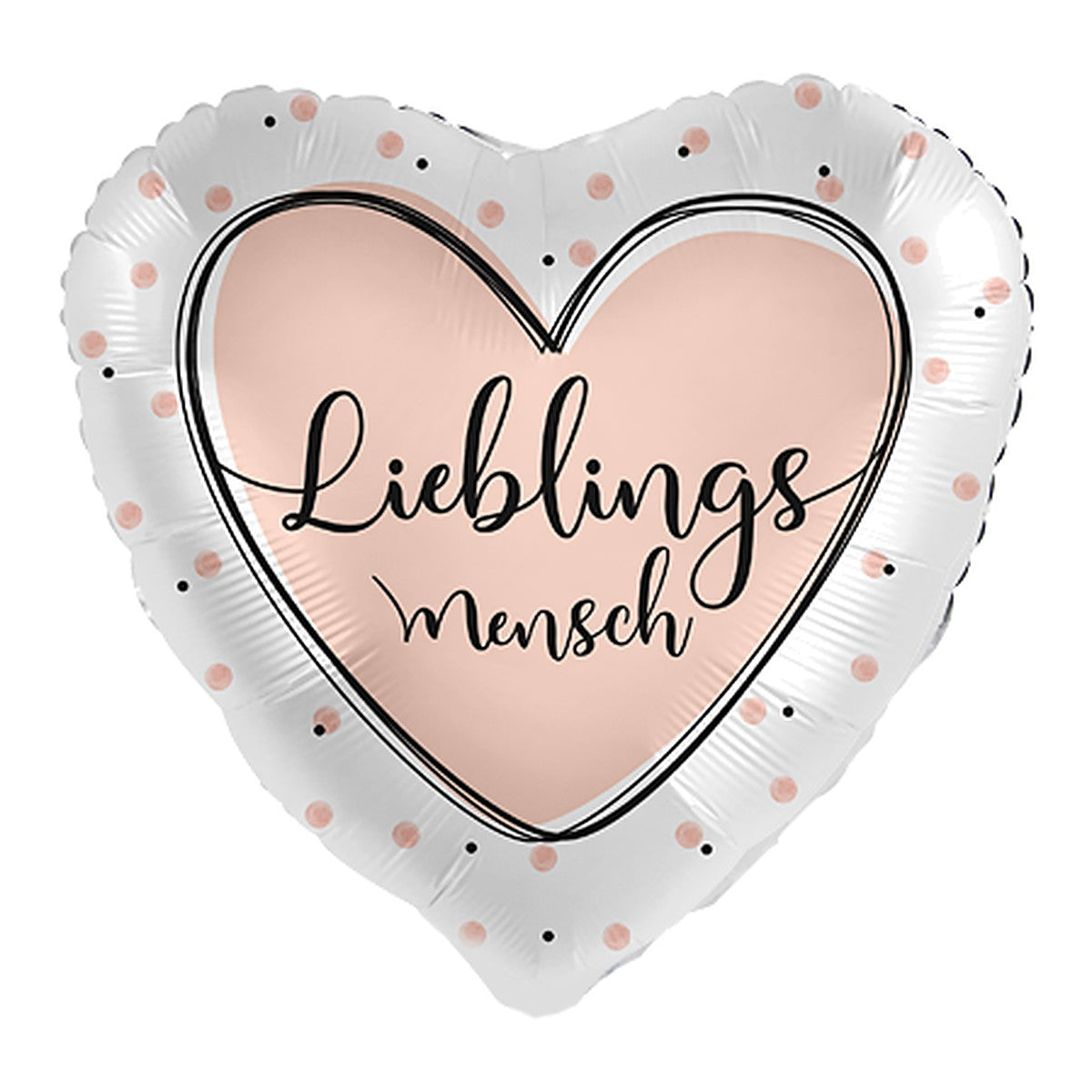 Lieblingsmensch Herz Folienballon – Grösse: Midi · ungefüllt