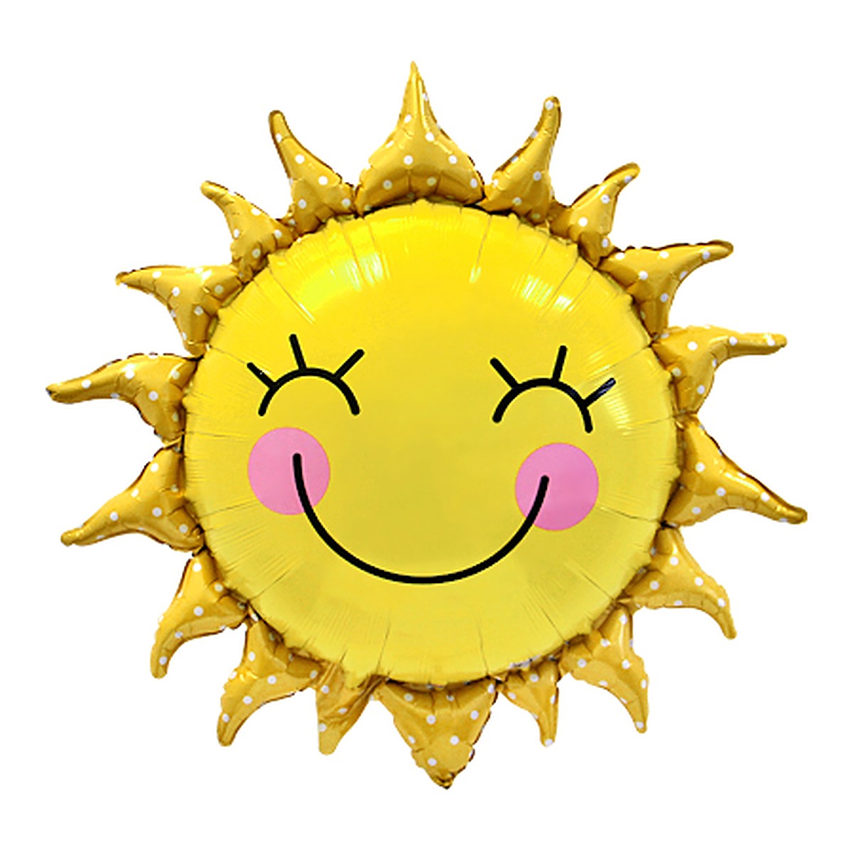 Sonne Folienballon – Grösse: Maxi · ungefüllt