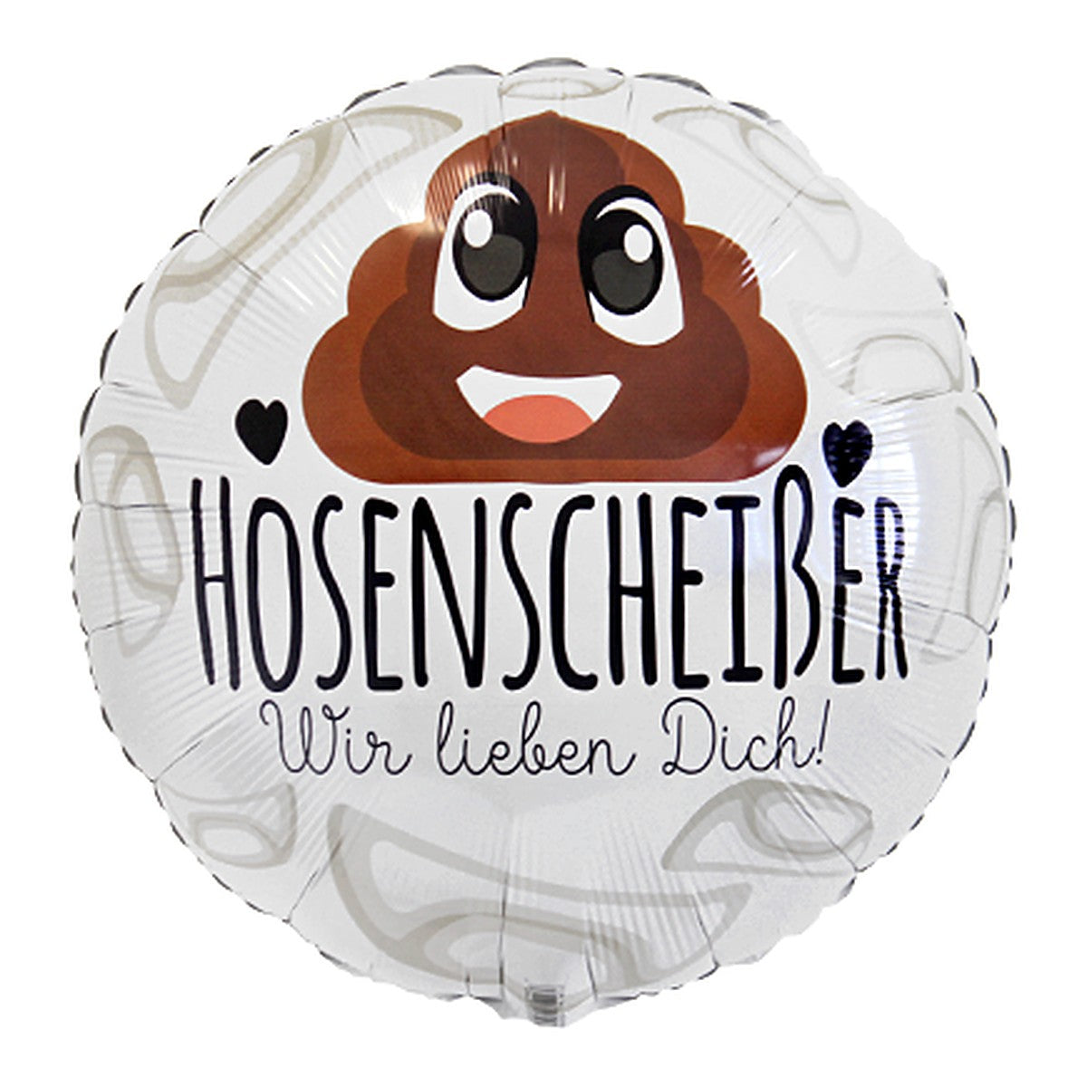 Hosenscheisser Folienballon – Grösse: Midi · ungefüllt