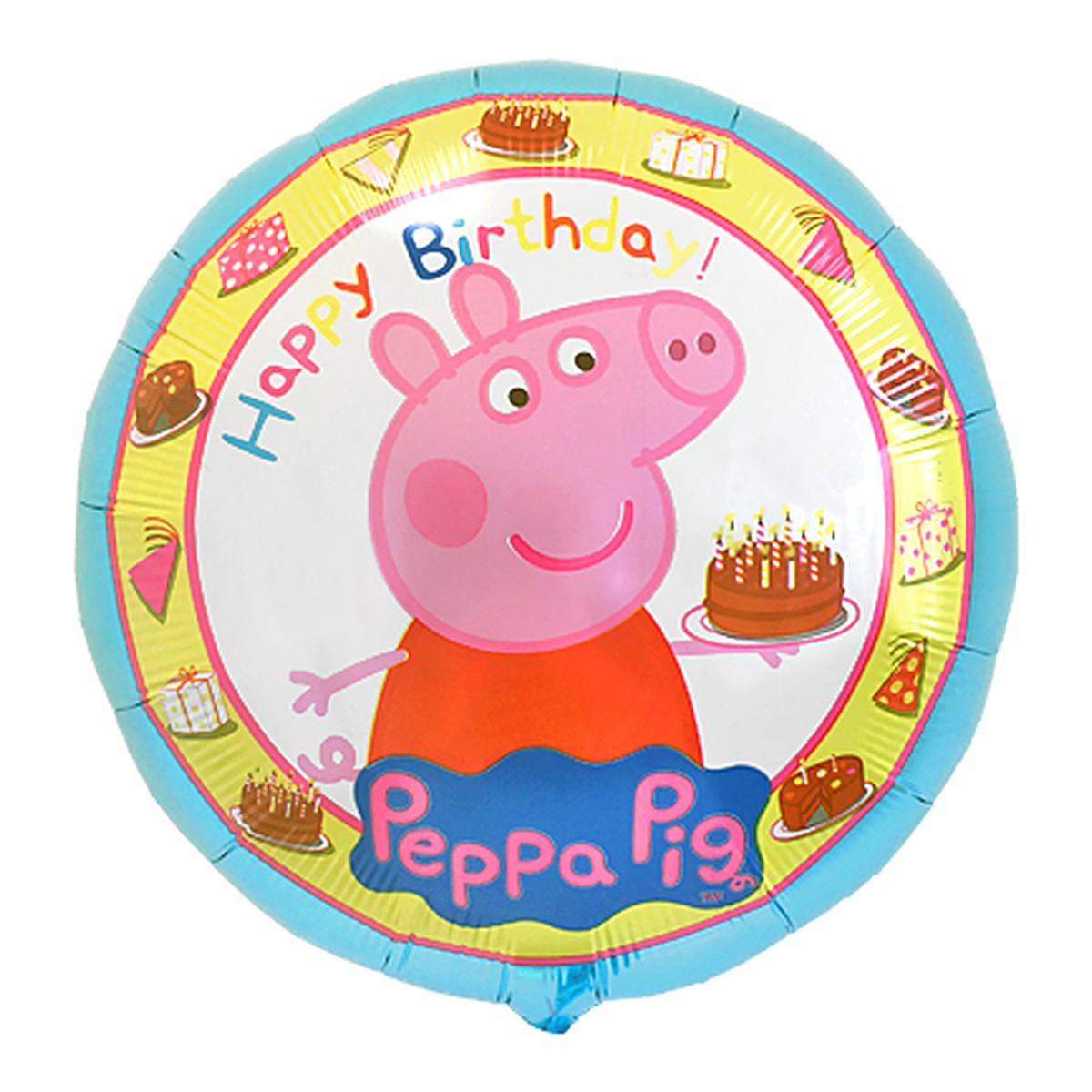 Peppa Pig Geburtstag Folienballon – Grösse: Midi · ungefüllt