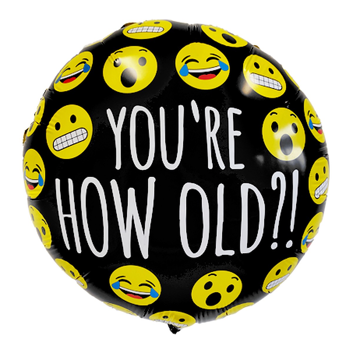 How old?! Folienballon – Grösse: Midi · ungefüllt