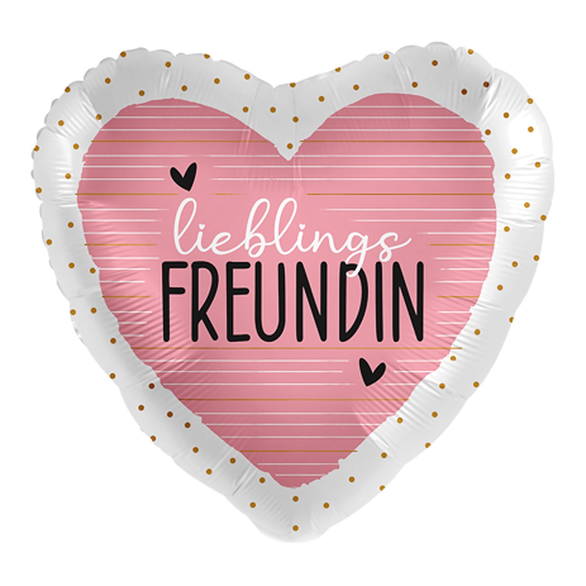 Lieblingsfreundin Herz Folienballon – Grösse: Midi · ungefüllt
