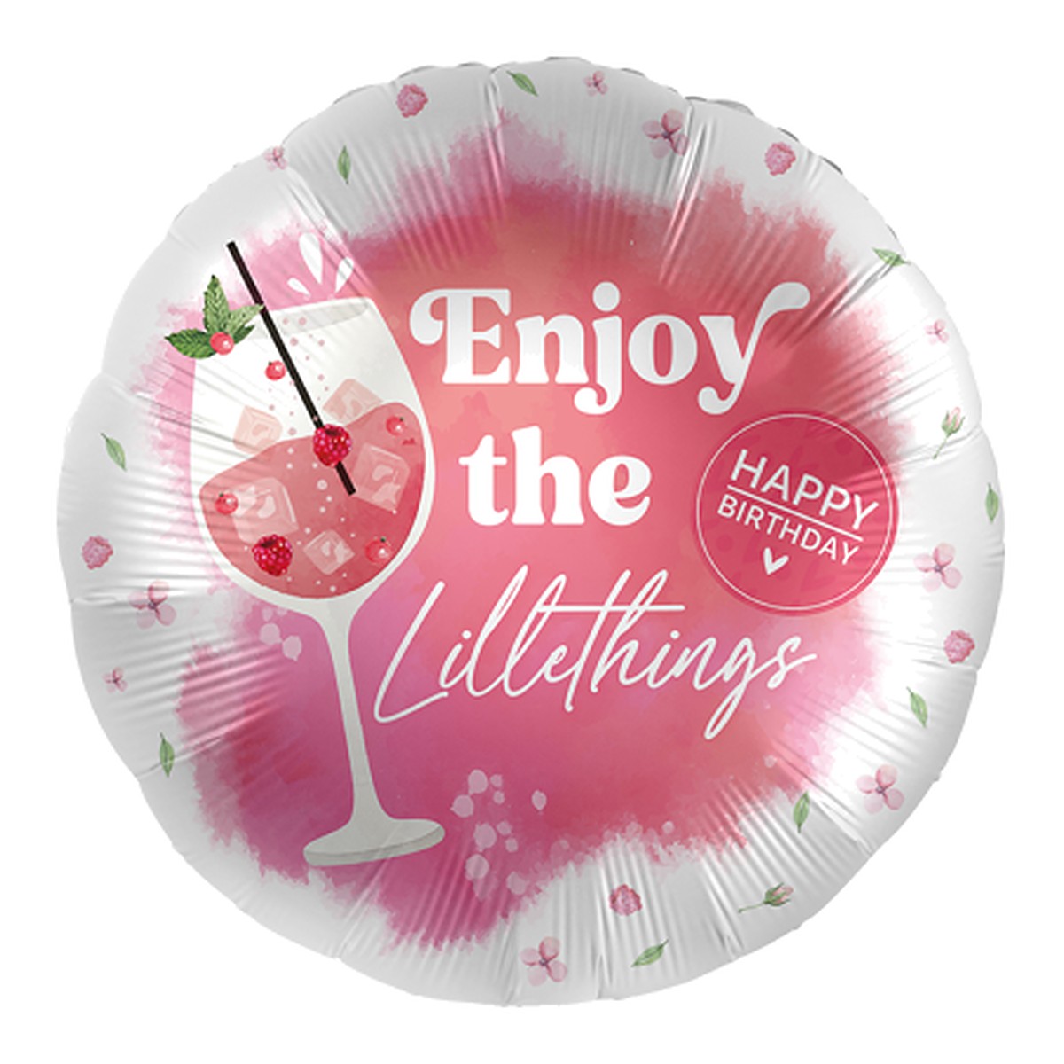 Enjoy the Lillethings Folienballon – Grösse: Midi · ungefüllt