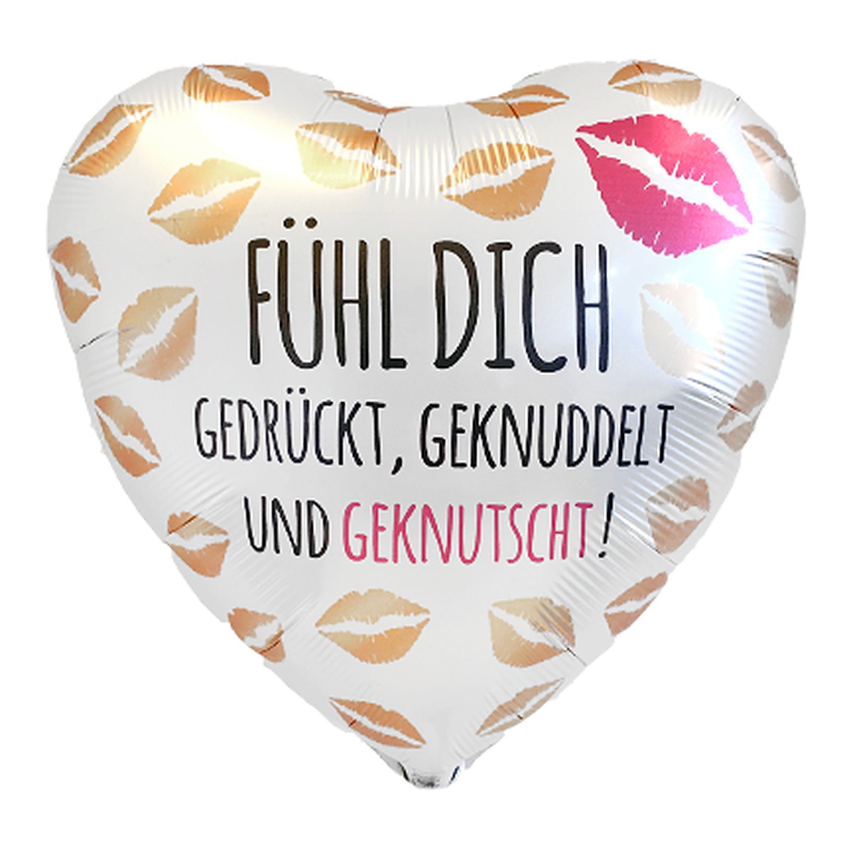Fühl dich... Folienballon – Grösse: Midi · ungefüllt