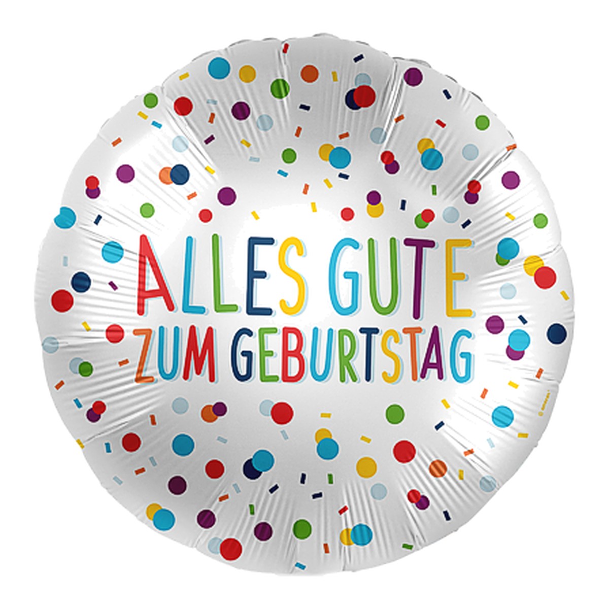 Alles Gute zum Geburtstag Folienballon – Grösse: Midi · ungefüllt