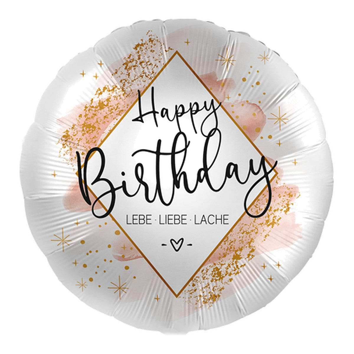 Happy Birthday Liebe Folienballon – Grösse: Midi · ungefüllt