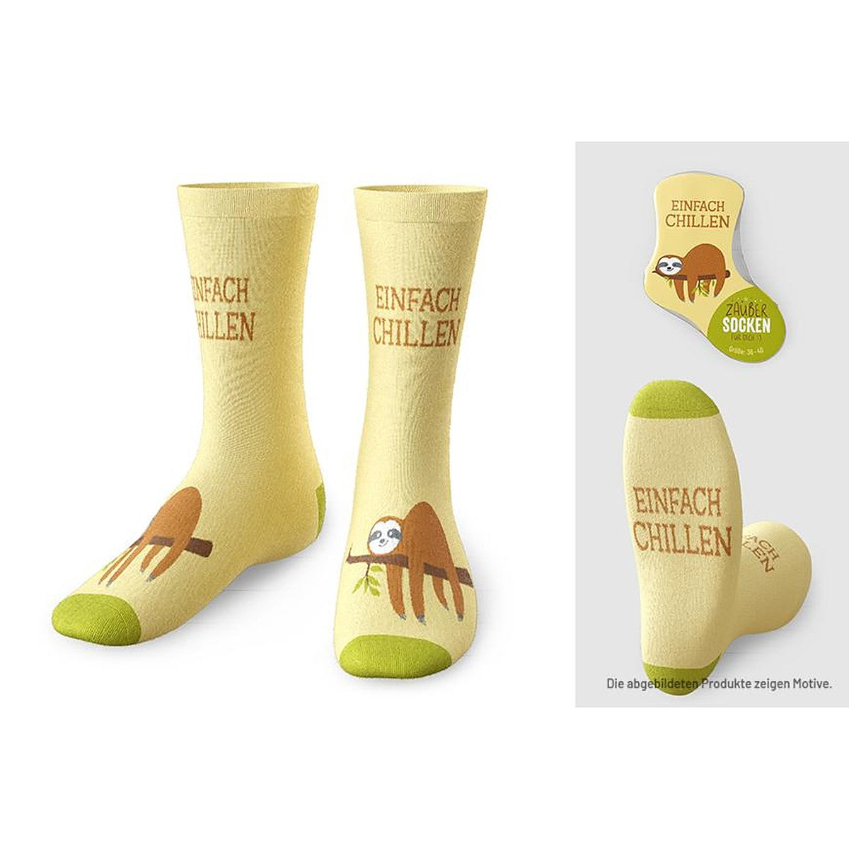 Zaubersocken Gr.36-40 Faultier – Zaubersocken von la vida