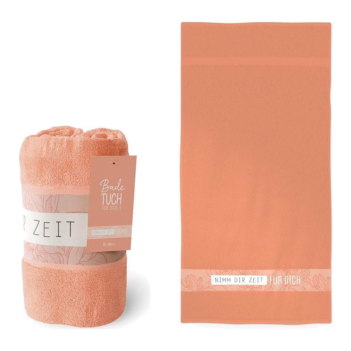 Badetuch 70x140 Blüte – Badetuch von la vida