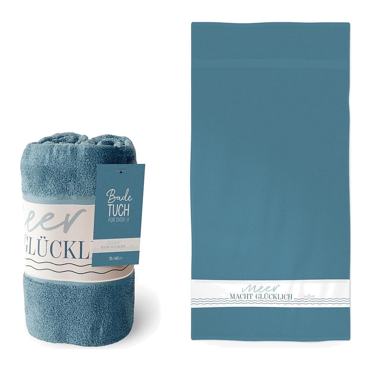 Badetuch 70x140 Schiff – Badetuch von la vida