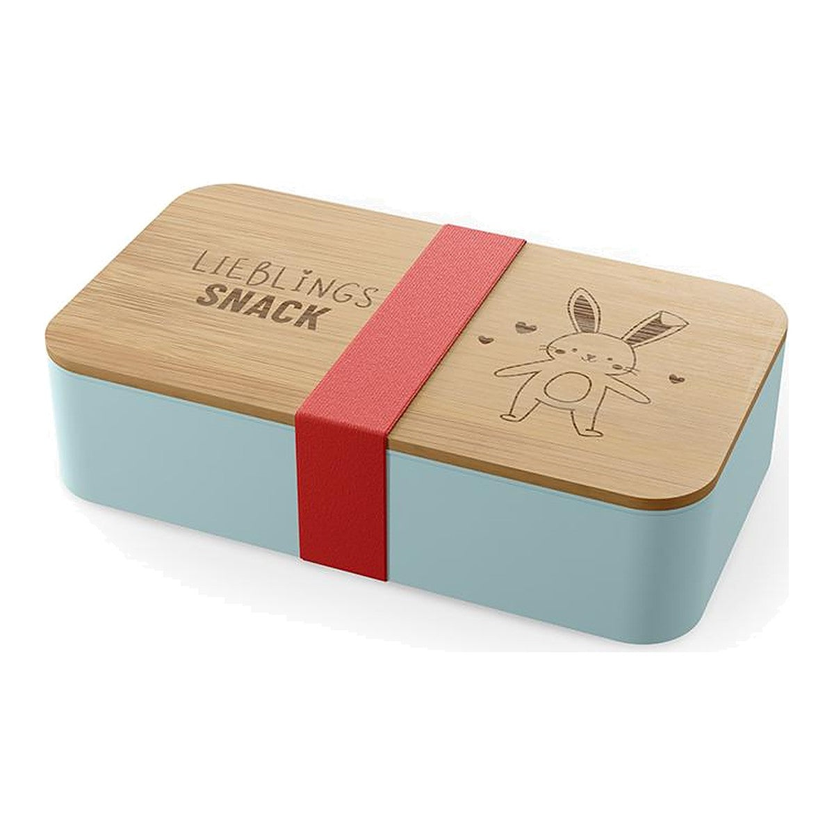 Kinderbrotdose 18x10H5 Hase – Kinderbrotdose von la vida
