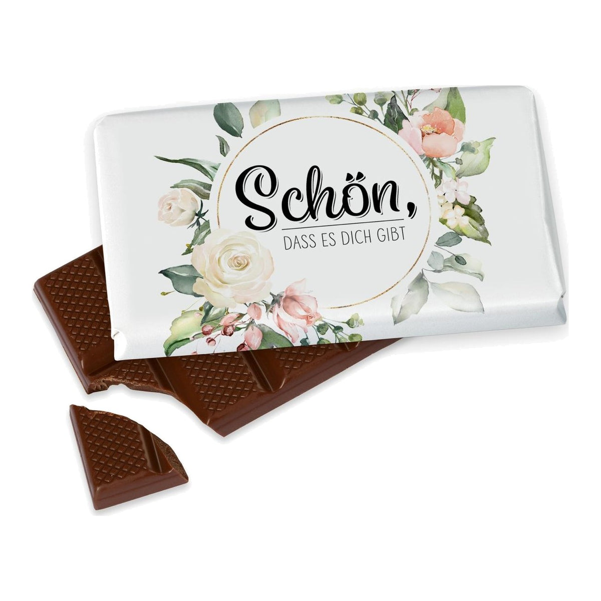 Schokolade 40g Blumen – Schokolade von la vida