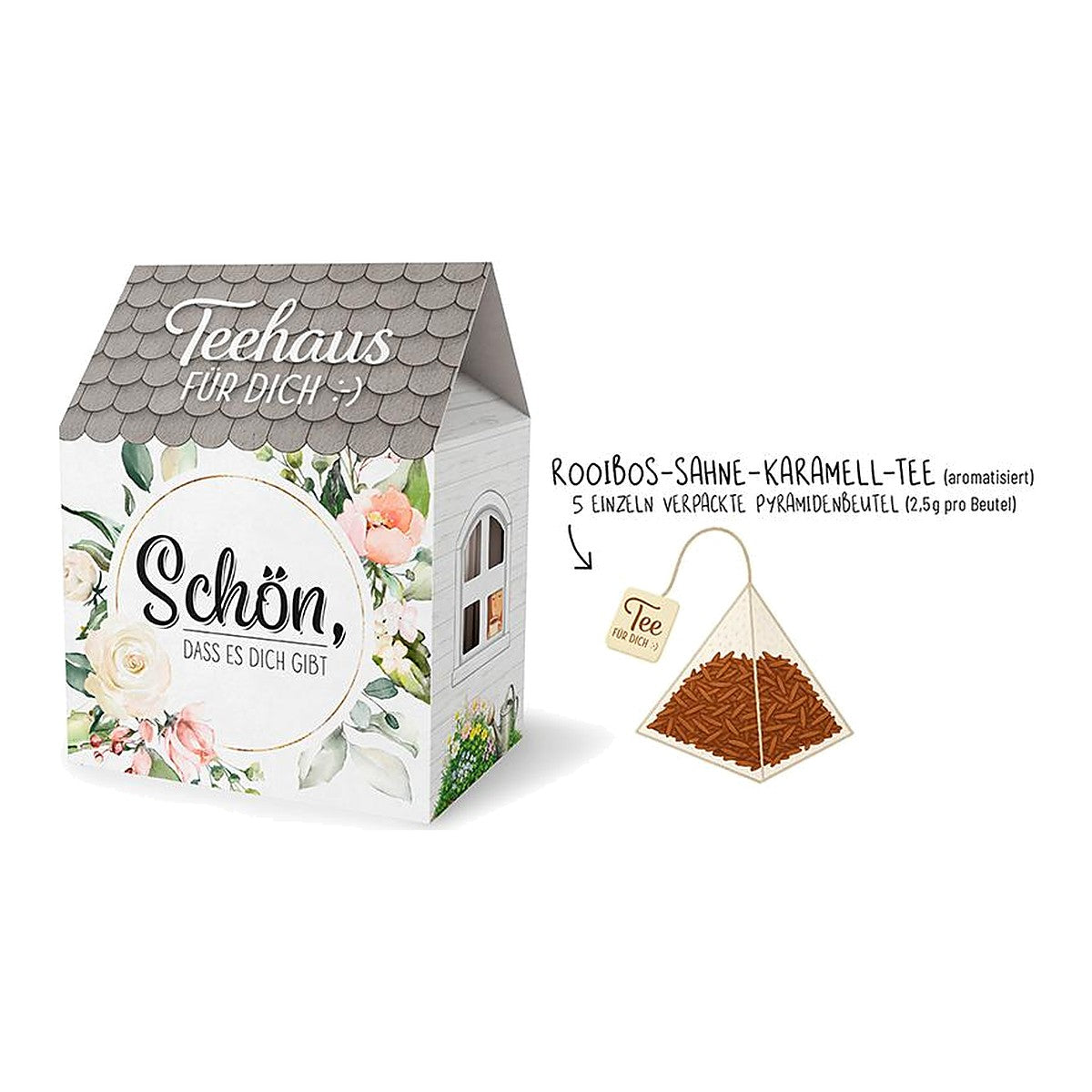 Teehaus 5x2,5g Blumen – Teehaus von la vida
