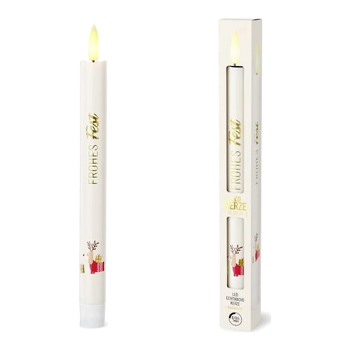 LED-Kerze D2H25 Dackel – LED-Kerze von la vida