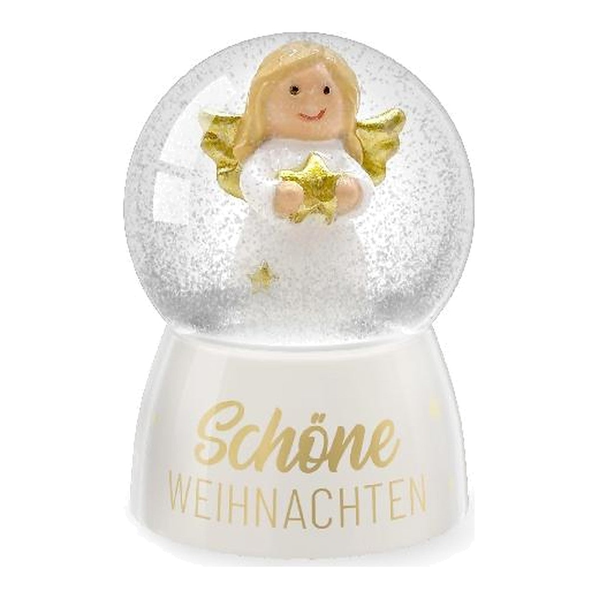 Glitzerkugel D4,5H6 Engel – Glitzerkugel von la vida