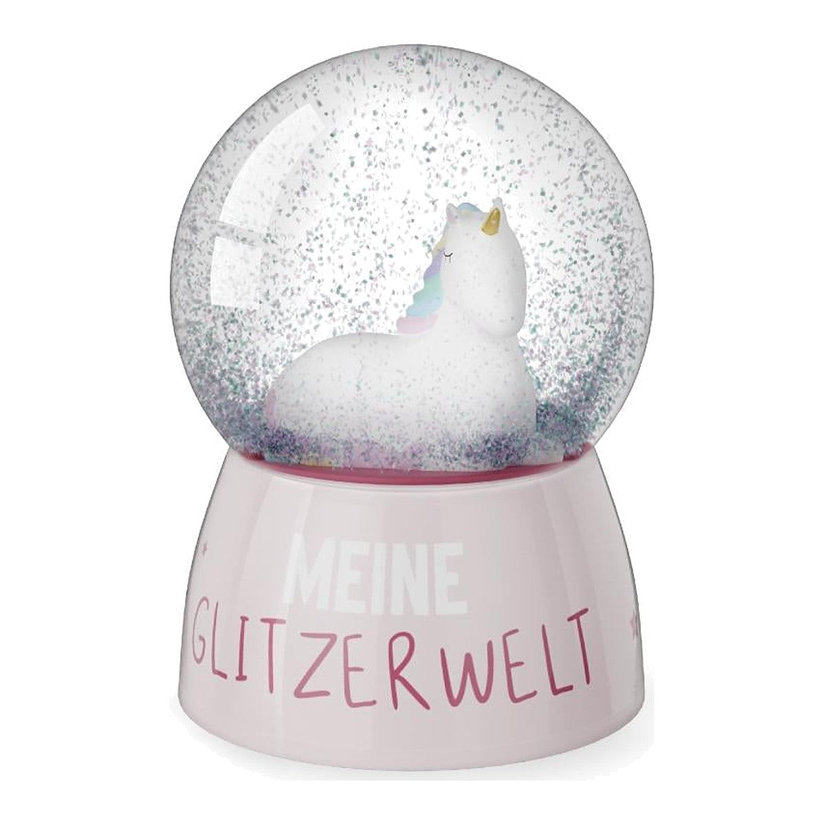 Glitzerkugel D4,5H6 Einhorn – Glitzerkugel von la vida