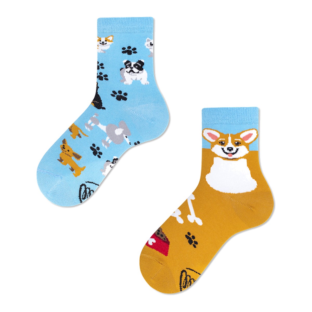 Many Mornings Socken Playful Dog – Ansicht 5