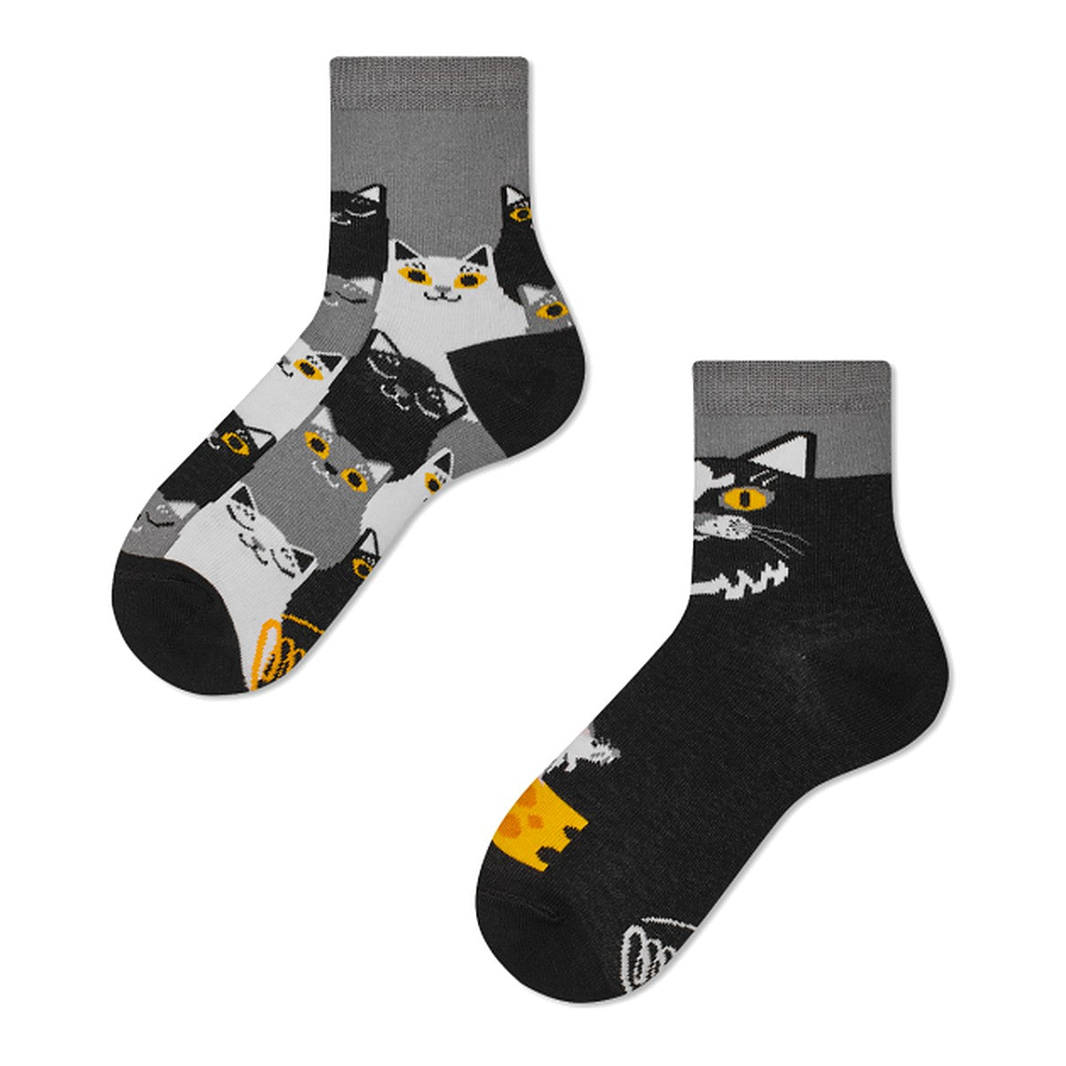 Many Mornings Socken Black Cat – Ansicht 4