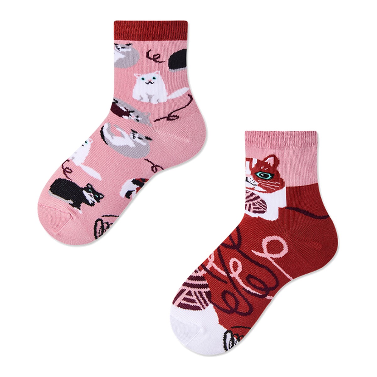 Many Mornings Socken Playful Cat – Ansicht 5