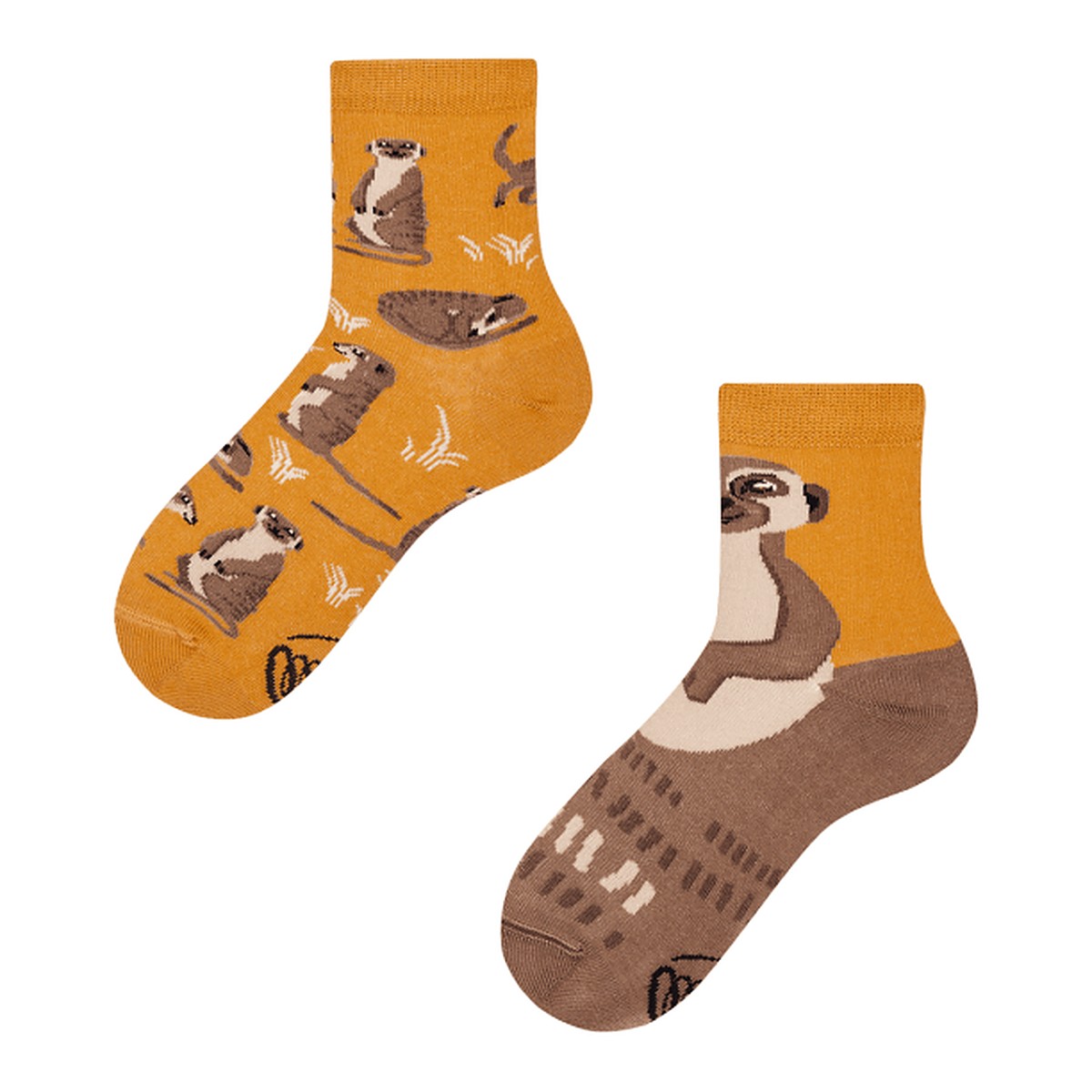 Many Mornings Socken The Meerkat – Ansicht 2