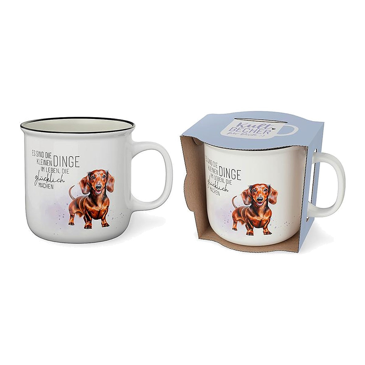 Kultbecher 250ml Dackel – Kultbecher von la vida
