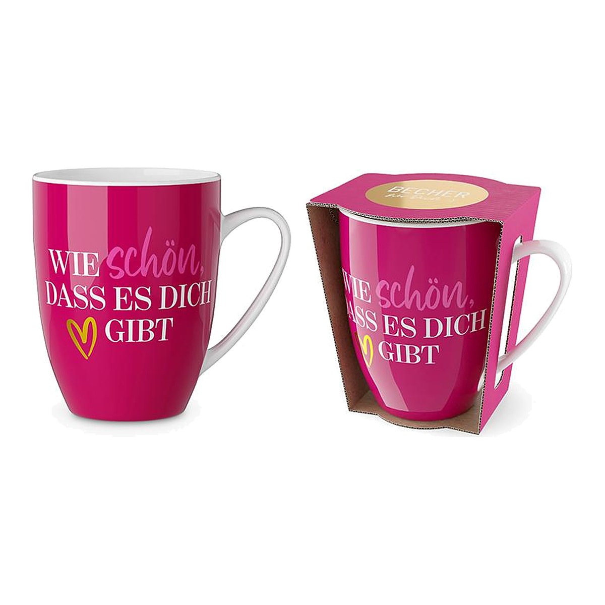 Becher 250ml Herz – Becher von la vida