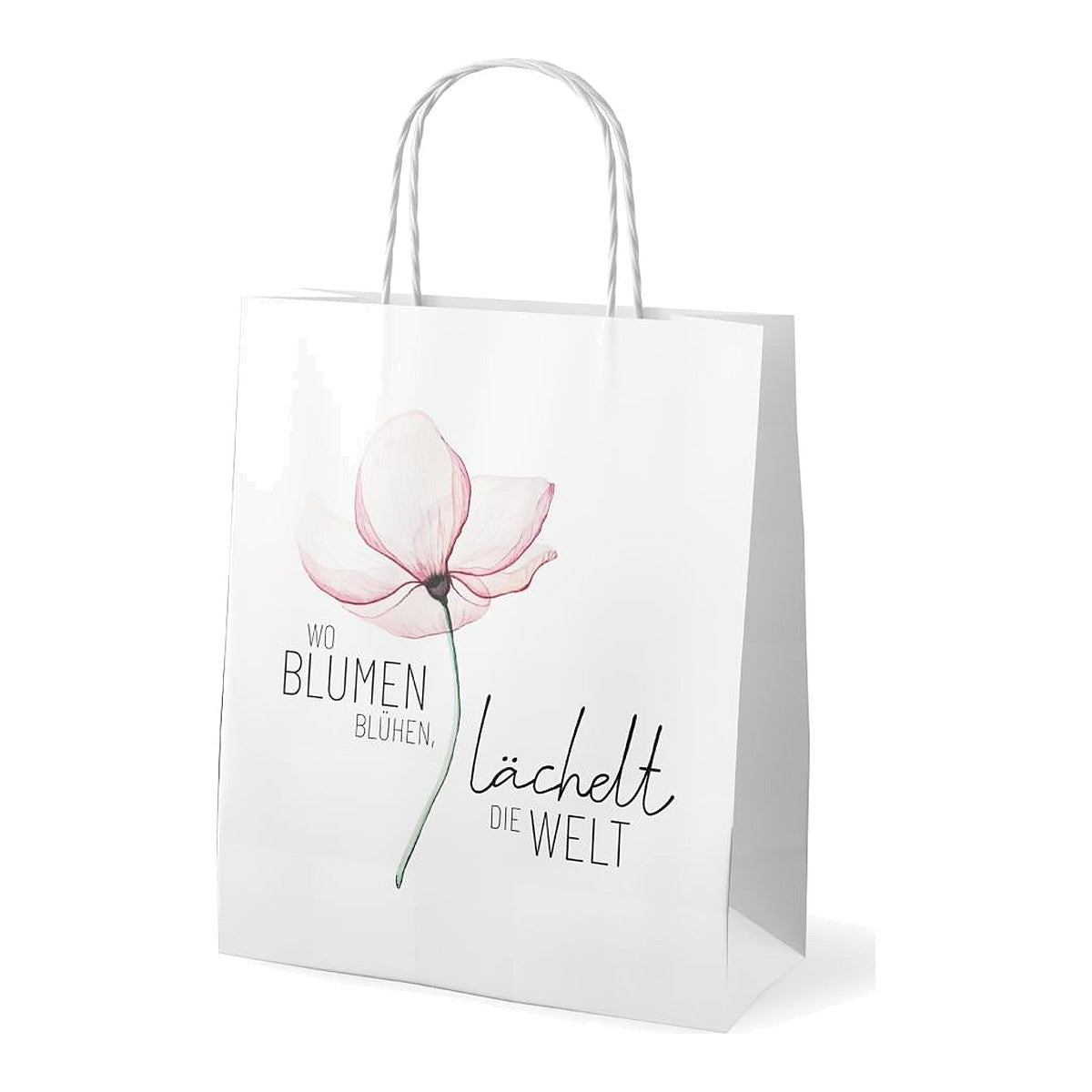 Geschenktüte20x9H24 Blüte – Geschenktüte von la vida
