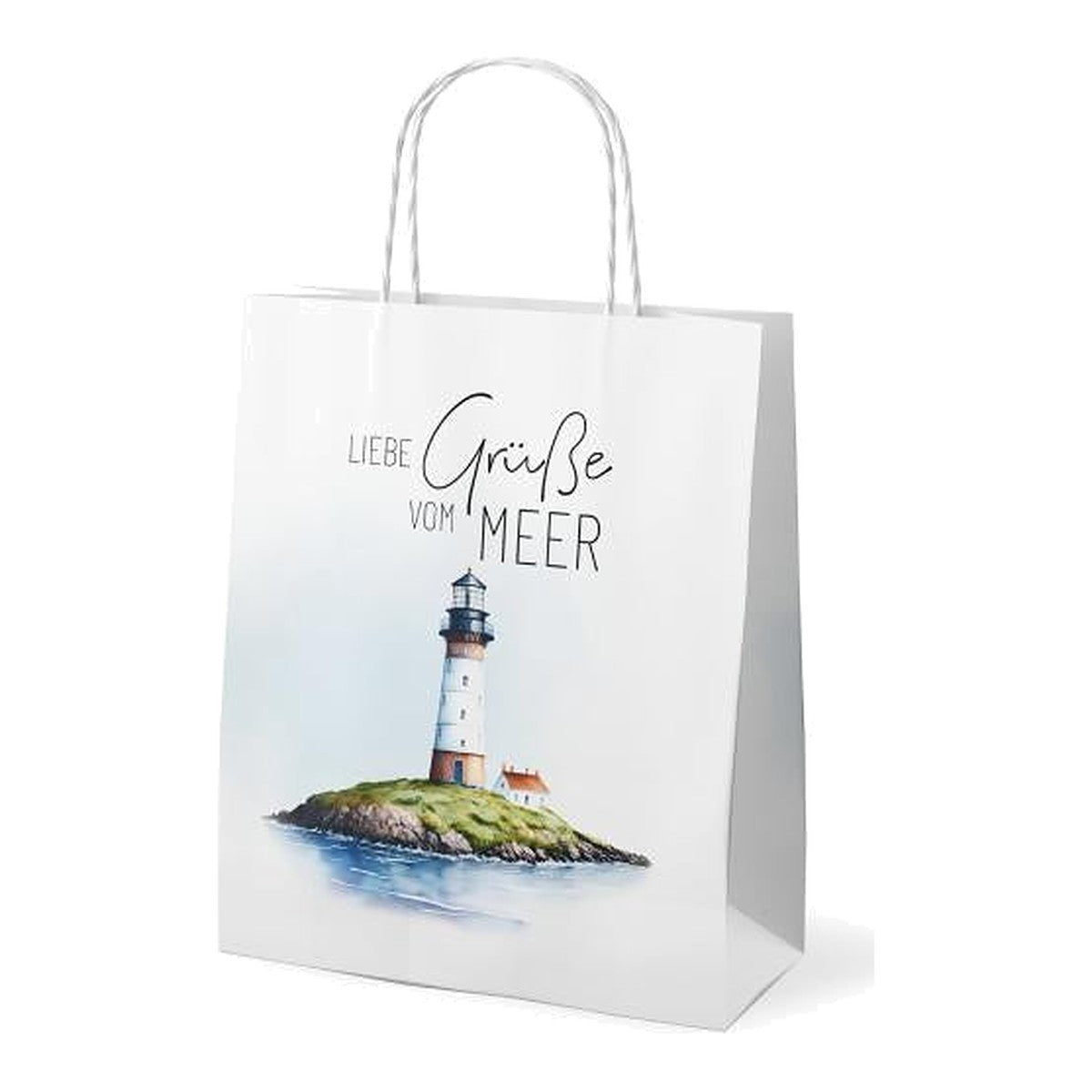 Geschenktüte20x9H24 Leuchtturm – Geschenktüte von la vida