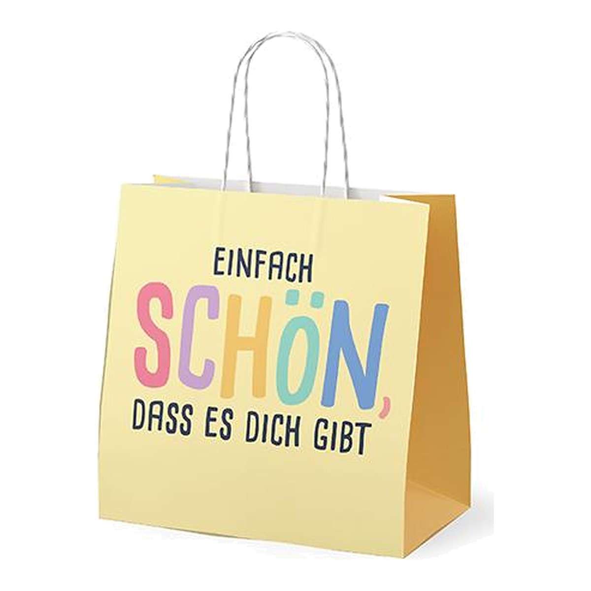 Geschenktüte15x8H15 Gelb – Geschenktüte von la vida