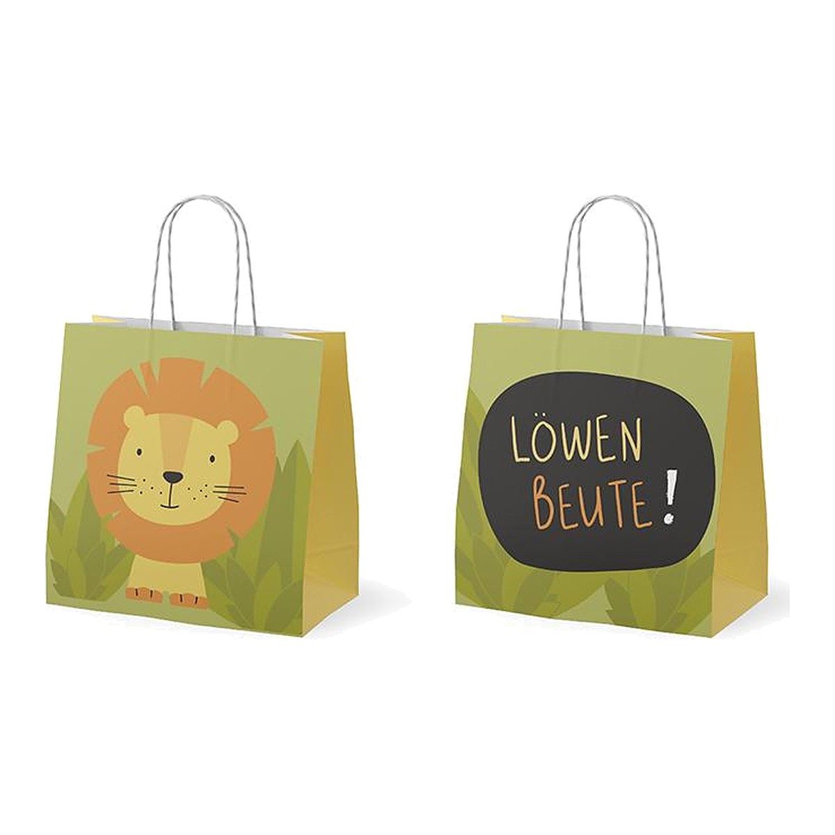 Geschenktüte15x8H15 Löwe – Geschenktüte von la vida