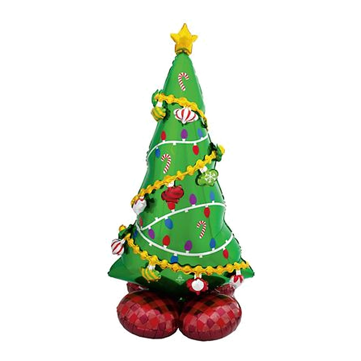 AirBalloon Weihnachtsbaum – zum selber Aufblasen; nur für Luftfüllung - kein Helium