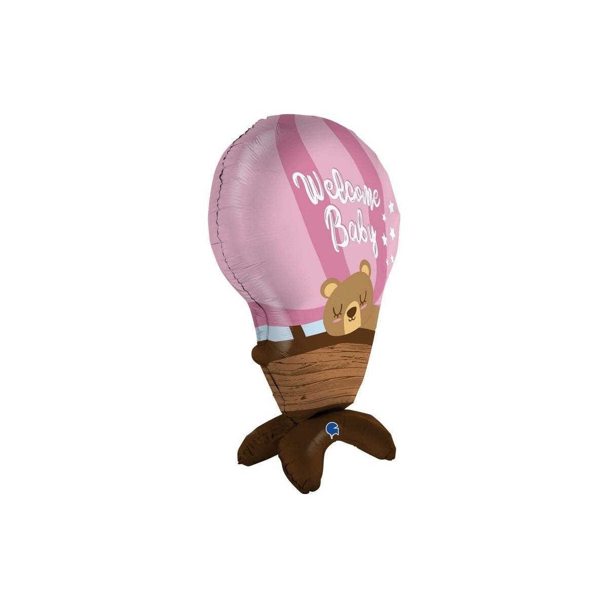 Stand-up-Heissluftballon «Baby Girl»