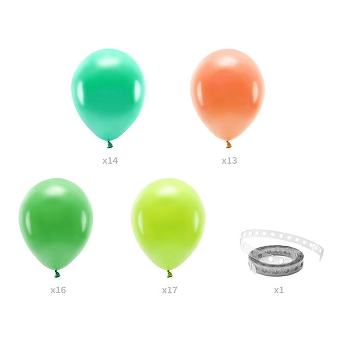 DIY Ballon-Girlande Tropical – Ansicht 2