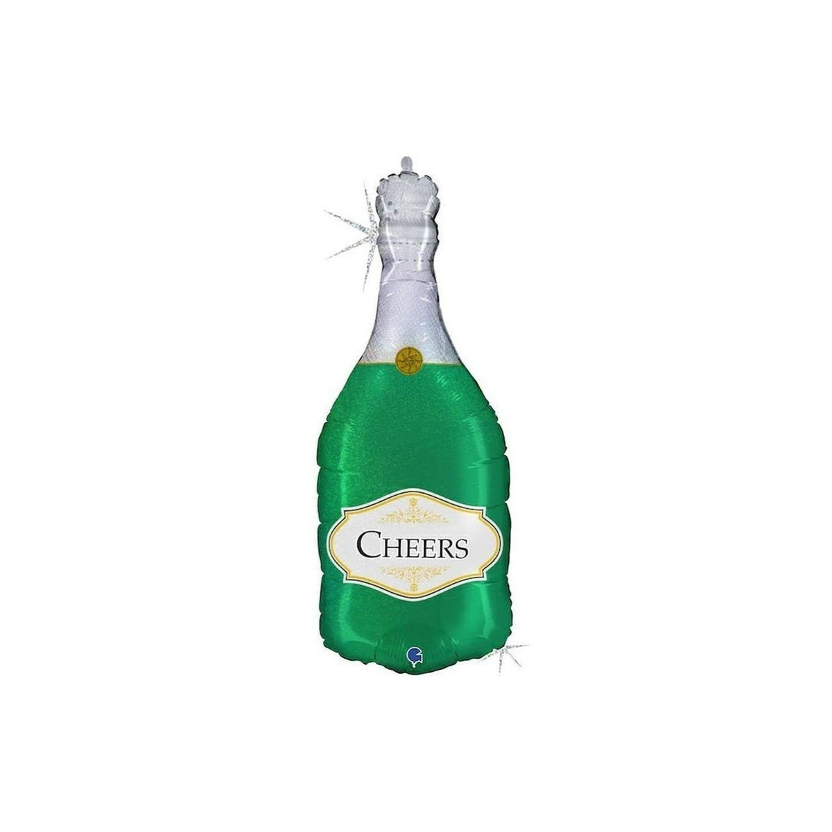 Folienballon Champagnerflasche «Cheers»