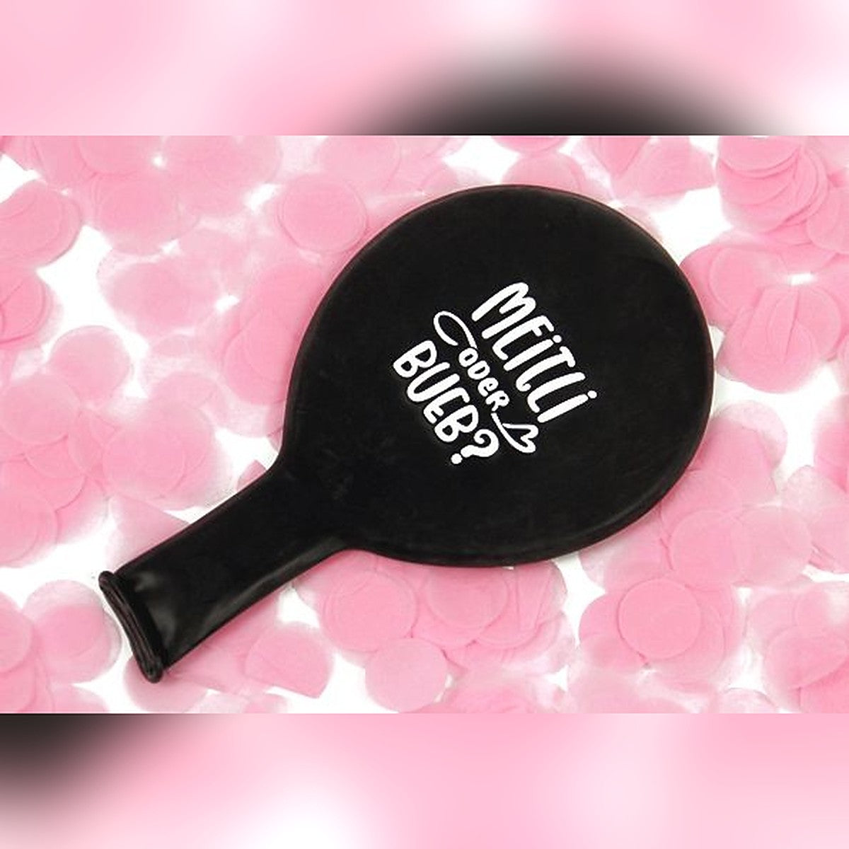 Gender Reveal Ballon Meitli – Ansicht 2
