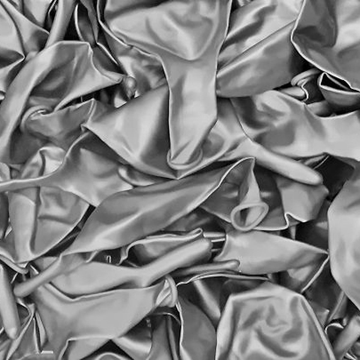 Kettenballons metallic silber – Ansicht 2