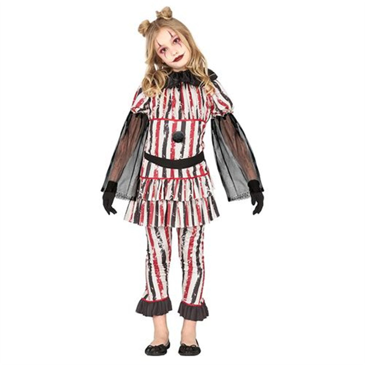 Horror-Clown Kostüm für Kinder