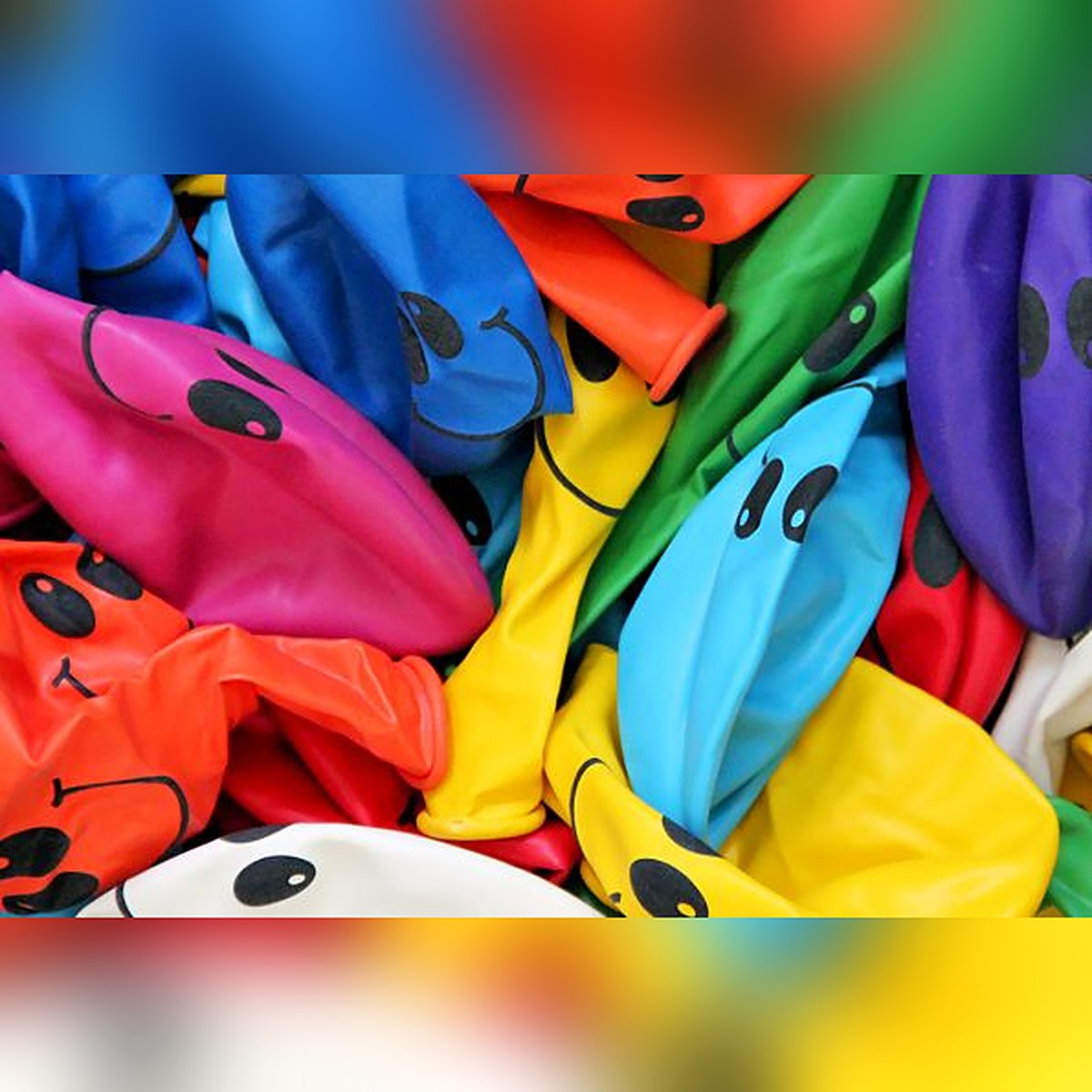 Maxiballons Smile assortiert – Ansicht 2