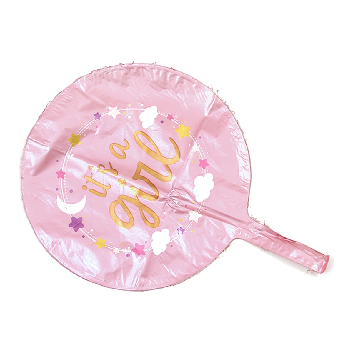 Mini-Folienballon Baby Girl - ungefüllt – leer, ungefüllt · ohne Tragestab