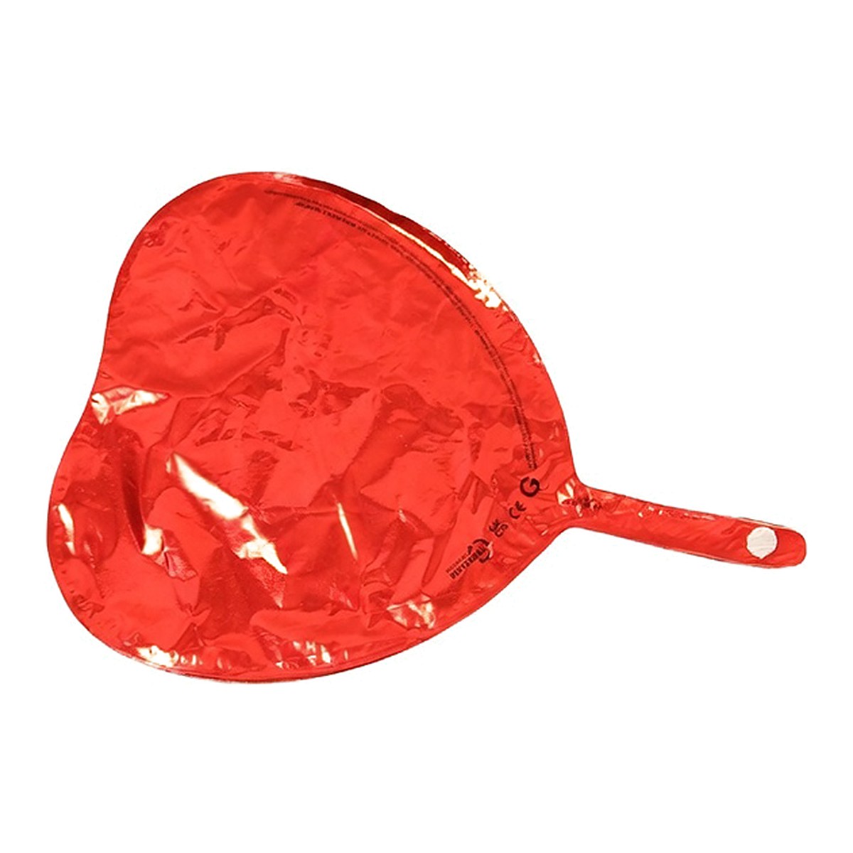 Mini-Folienballon Herz rot - ungefüllt – leer, ungefüllt · ohne Tragestab