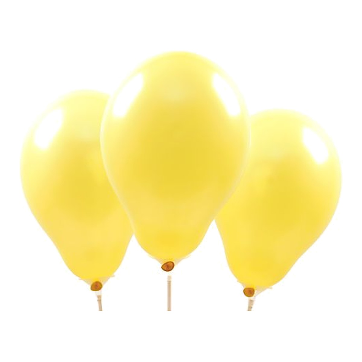 Miniballons gelb – Ansicht 2