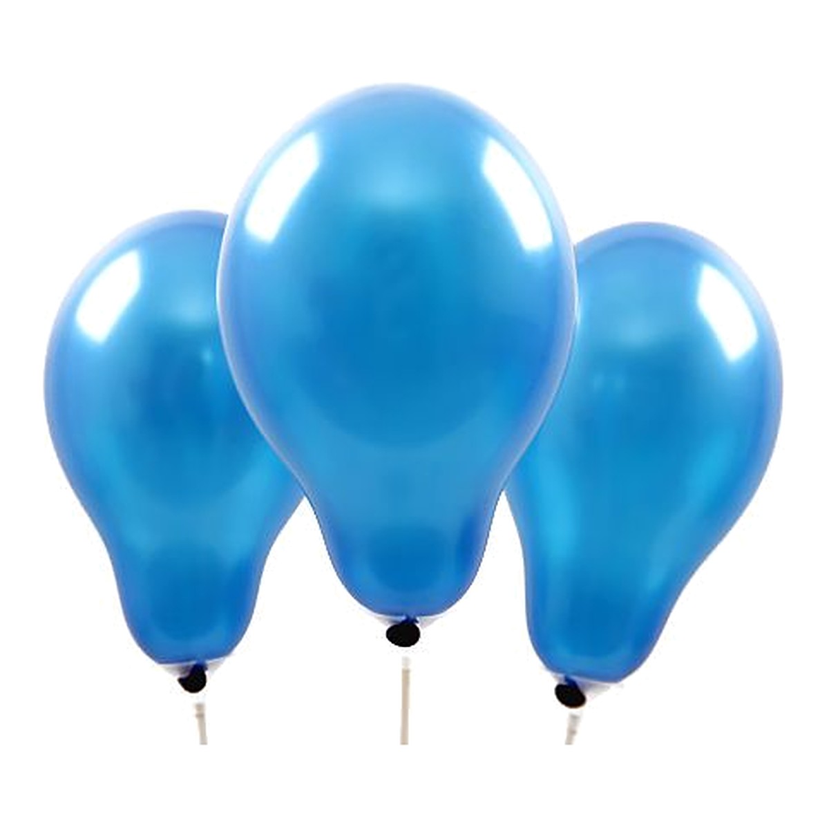 Miniballons Metallic königsblau – Ansicht 2
