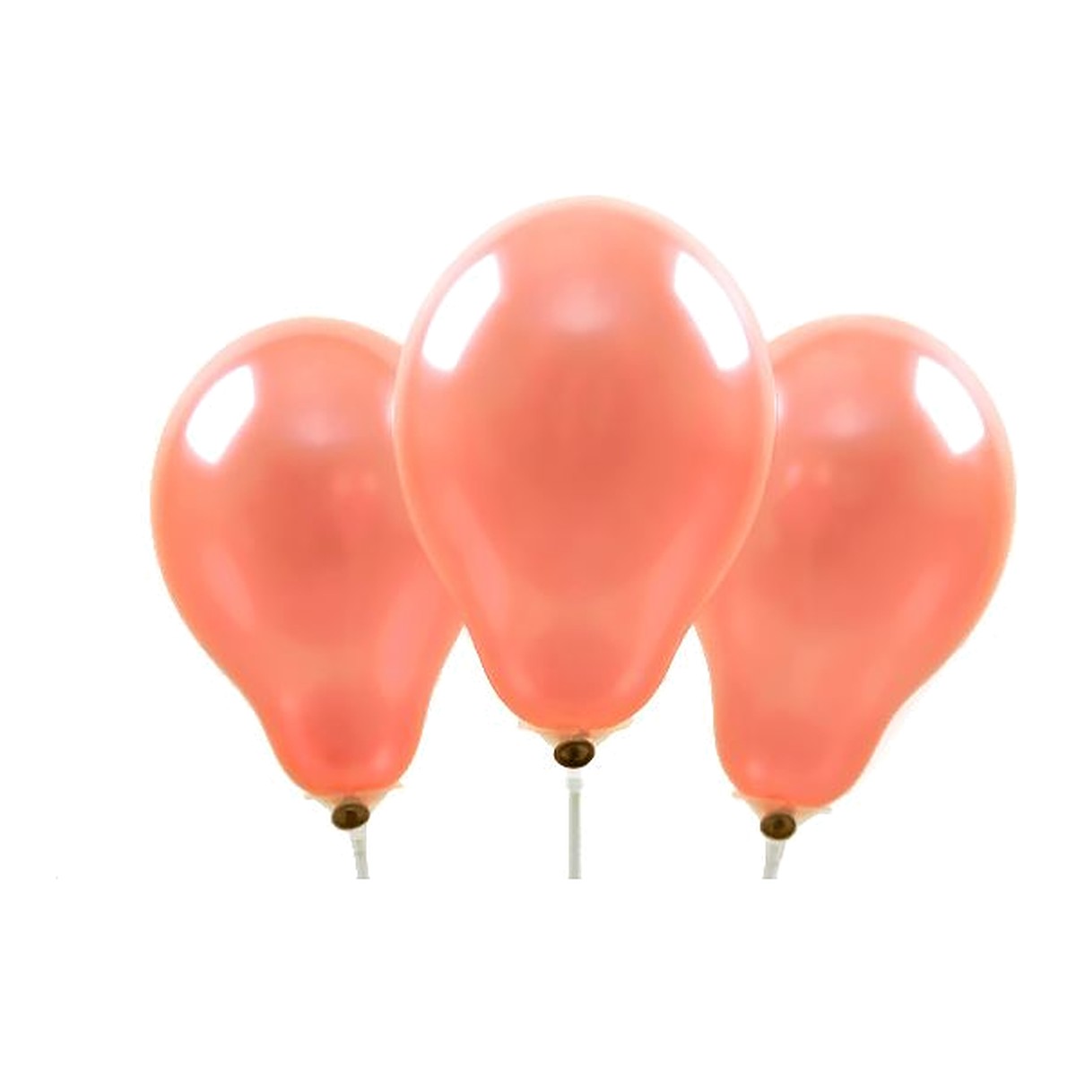 Miniballons Metallic rosegold – Ansicht 2