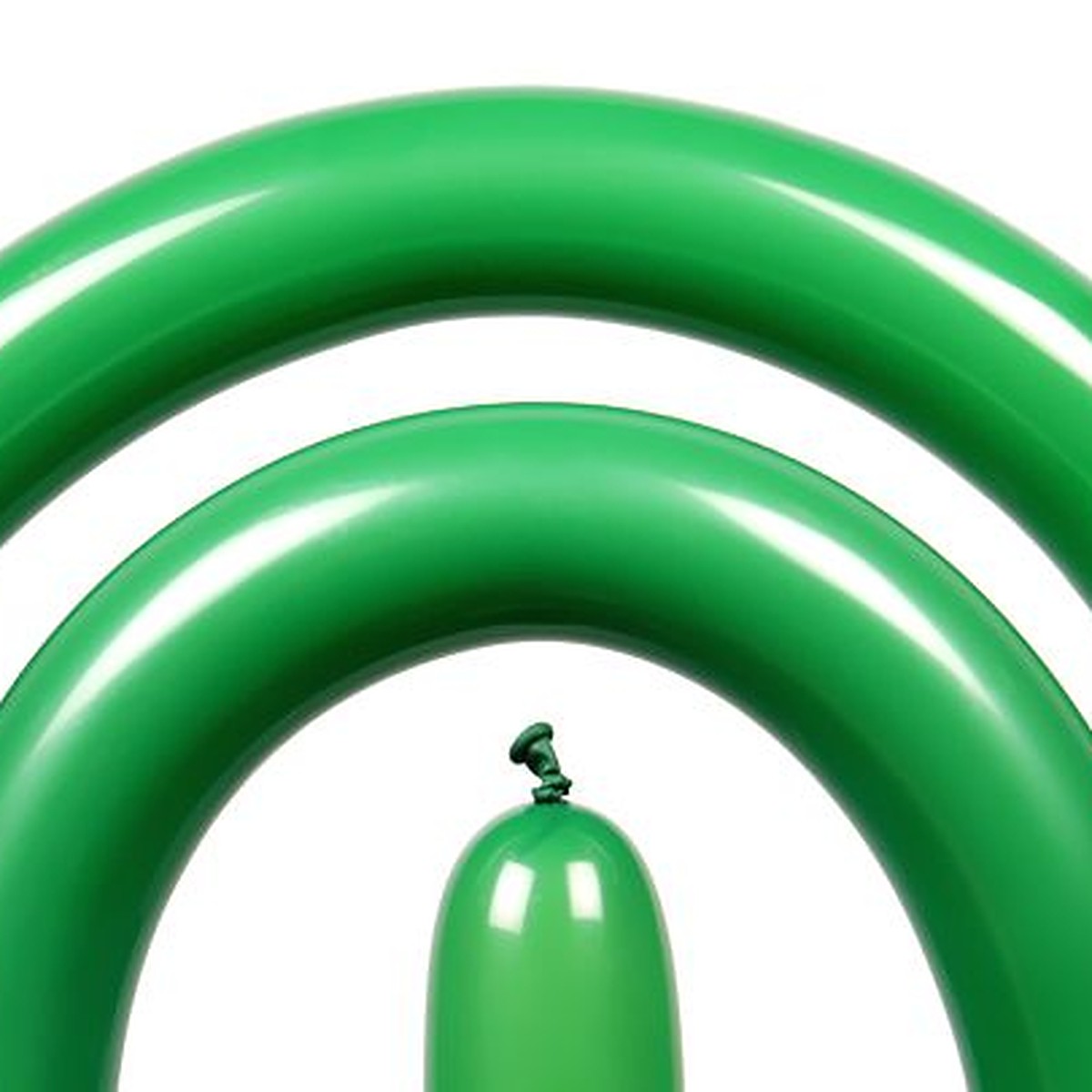 Modellierballons dunkelgrün – 50 Stk. - Sempertex 260S