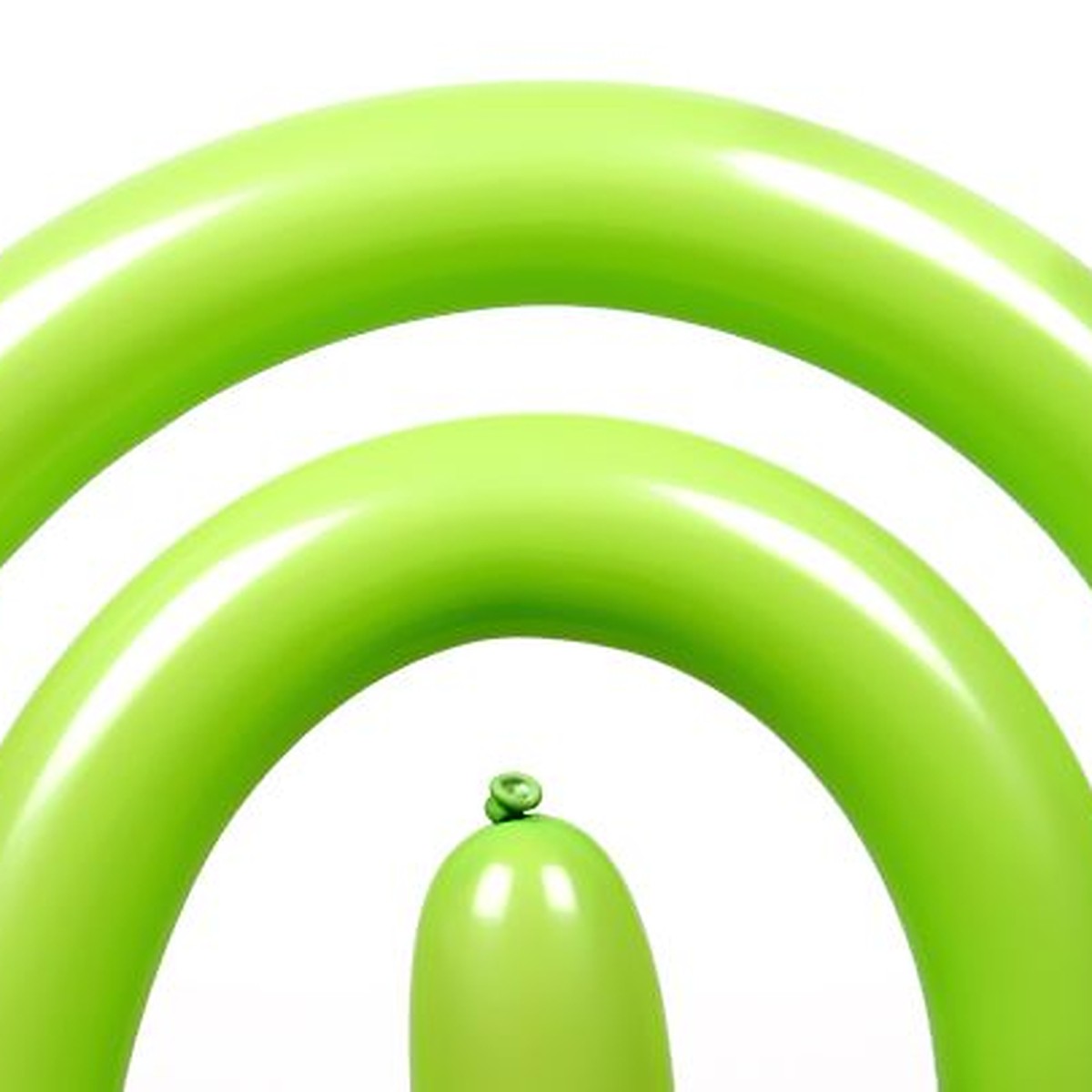 Modellierballons hellgrün – 50 Stk. - Sempertex 260S