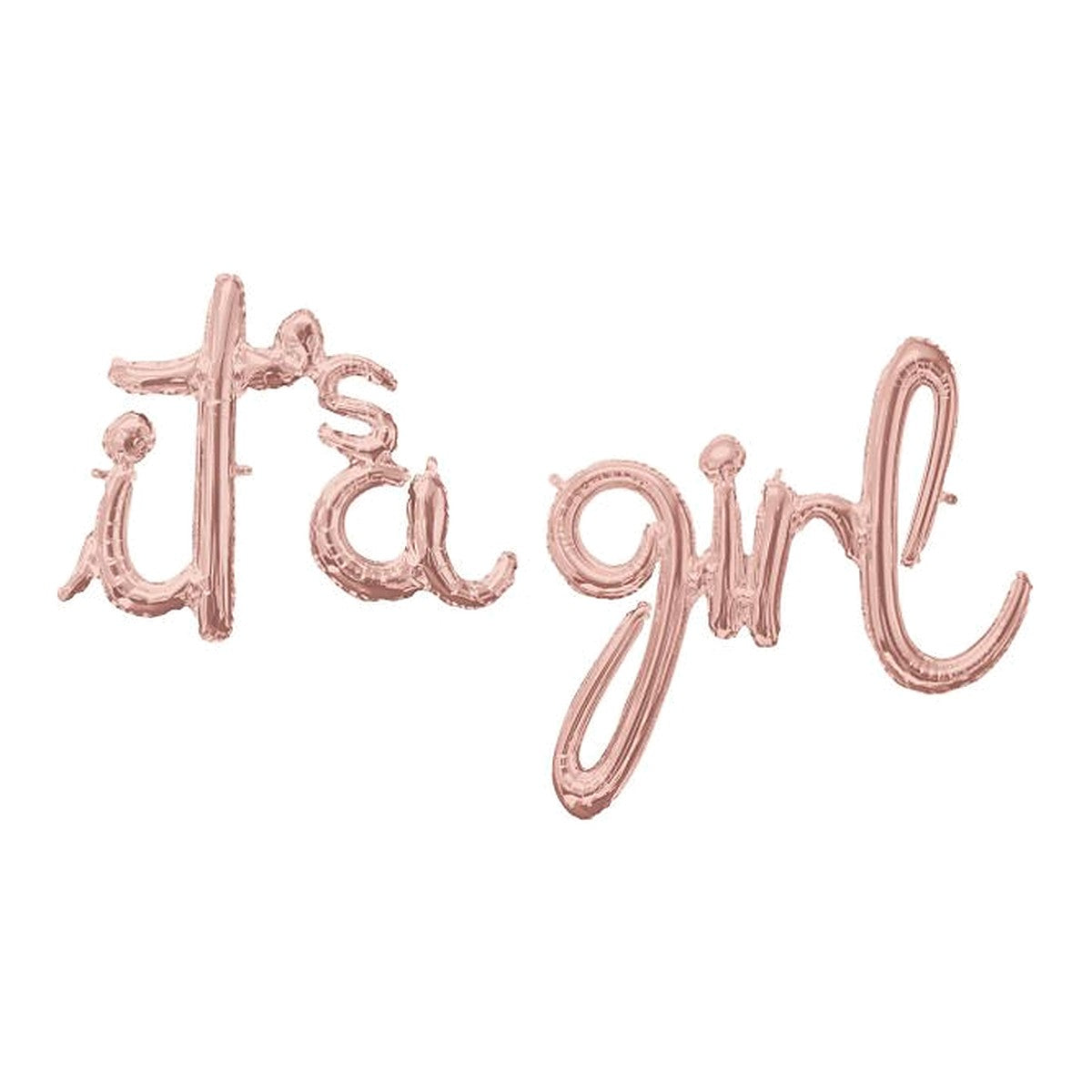 Schriftzug it's a Girl Ballon – zum selber Aufblasen · nur für Luftfüllung - kein Helium
