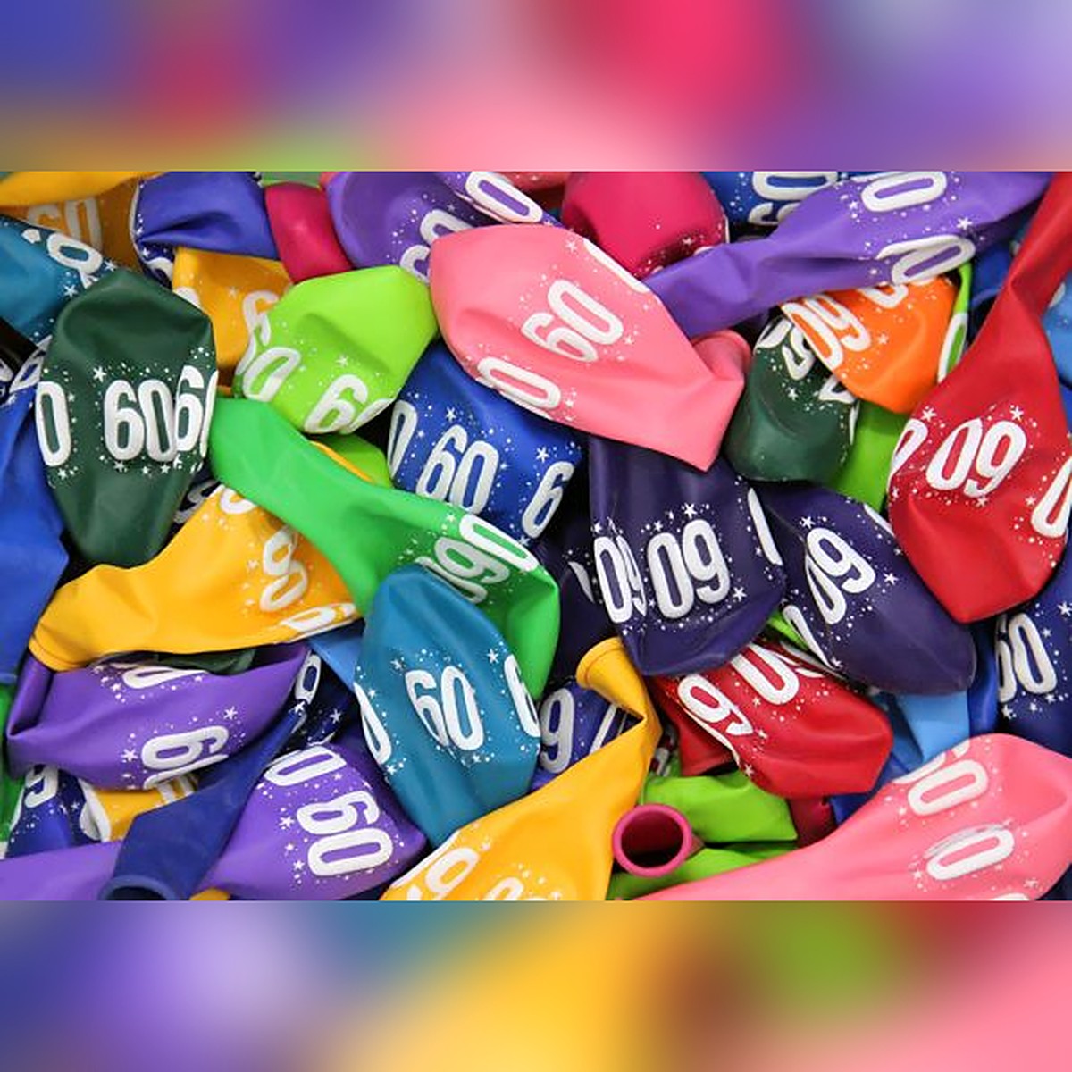 Zahlen Ballons 60 – Ansicht 2